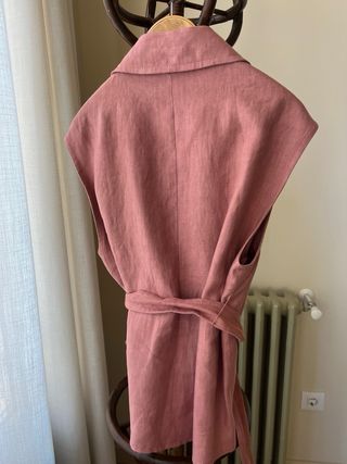 Chaleco Zara elegante rosa talla única