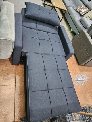 Sofá Cama Gris Económico