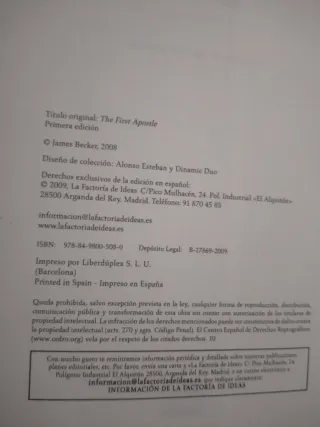 El Primer Apóstol