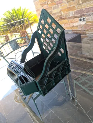Soporte Jaula Jilguero PVC Verde
