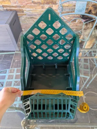 Soporte Jaula Jilguero PVC Verde