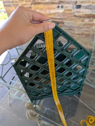 Soporte Jaula Jilguero PVC Verde