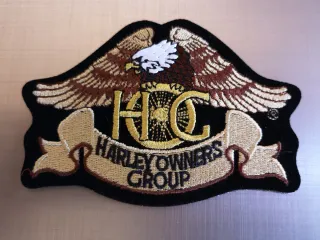 Portadocumentos Harley Owners Group, pin y parche