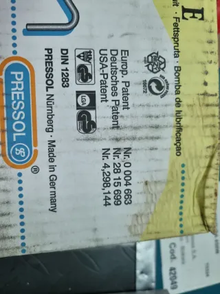 Bomba de engrase Pressol