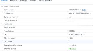 Synology NAS DS423+ (Sin Discos) - 6 GB RAM