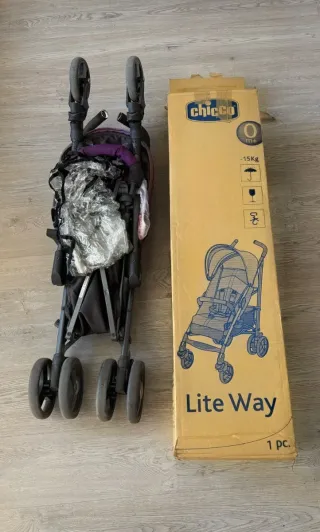 Silla de paseo Chicco Lite Way Morado