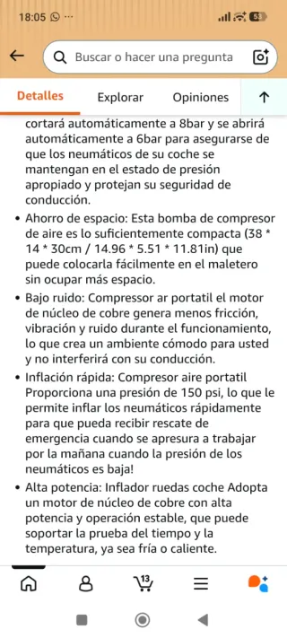 Kit compresor aire 6L