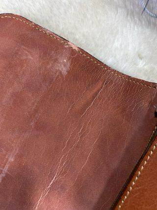 Bolso de mano piel Busquets artesanal