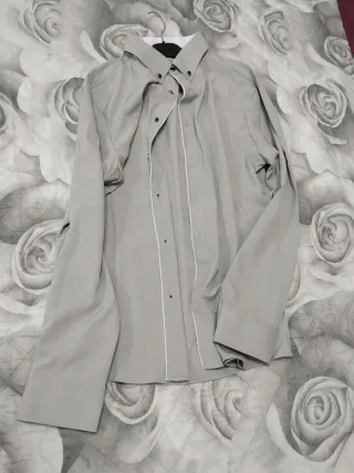 Camicia uomo grigia L