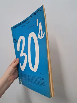Partituras años 30. Cavalcade of Songs of the 30's