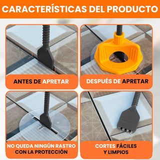 Kit Nivelación Baldosas RHYSTER 3 mm