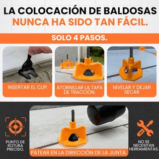 Kit Nivelación Baldosas RHYSTER 3 mm