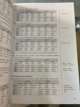 Lingua latina per se illustrata, morfología lat...