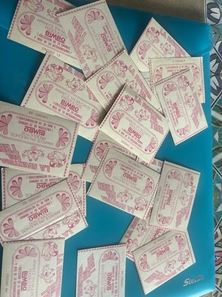 Lote 21 cromos Bimbo Aventura del tren,pantera ros