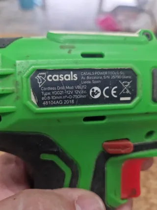 Taladro Casals Verde y Negro