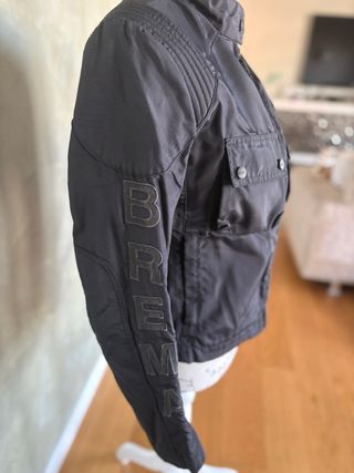 Giacca Moto Donna Brema biker Nera