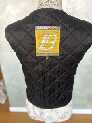 Giacca Moto Donna Brema biker Nera