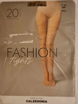 Calzedonia collant con scritte tg. S/M