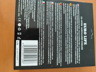 Auriculares Inalámbricos BT 5.0 Euro Life Grises