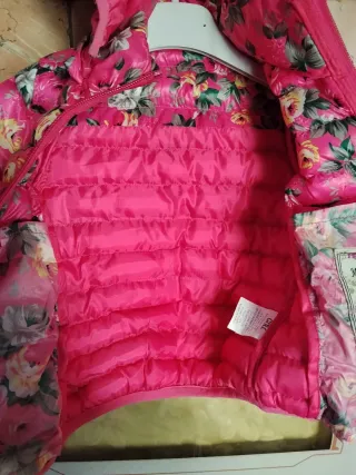 Piumino bambina 10gr con cappuccio