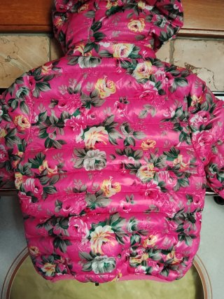 Piumino bambina 10gr con cappuccio