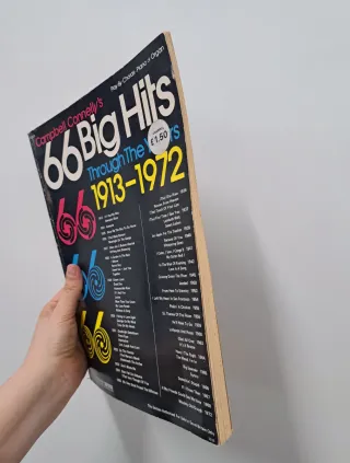 Partituras 66 Big Hits 1913-1972