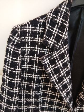 Giacca Artigli quadri donna lana b/w M