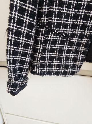 Giacca Artigli quadri donna lana b/w M