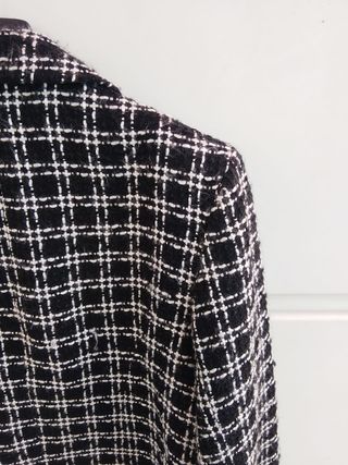 Giacca Artigli quadri donna lana b/w M