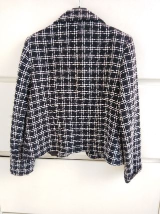 Giacca Artigli quadri donna lana b/w M