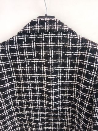Giacca Artigli quadri donna lana b/w M