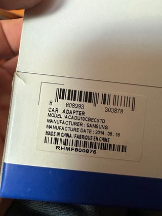 Caricabatteria Samsung Auto Micro USB