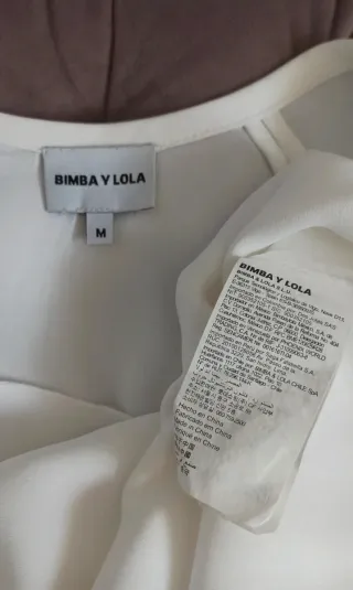 Blusa blanca de Bimba y Lola