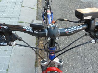 Bicicleta MTB con rueda eléctrica intercambiable