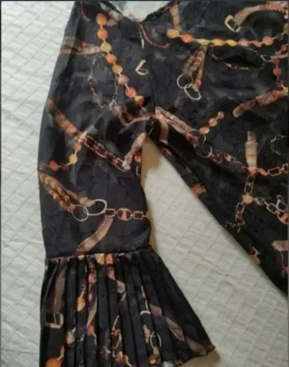 Camisola Talla Única Estampado Cadenas