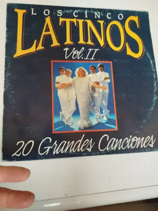 2 Vinilos Los Cinco Latinos Vol. II
