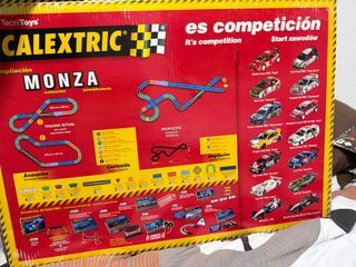 Pista de coches Scalextric Jaguar y McLaren