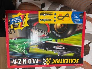 Pista de coches Scalextric Jaguar y McLaren