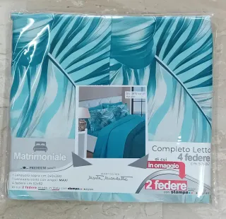 Completo letto matrimoniale 4 federe