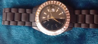 Reloj Folli Follie Negro y Plateado