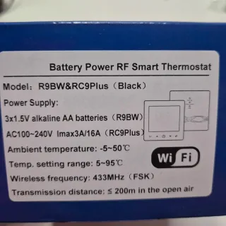 Termostato Inteligente WiFi Caldera Tuya