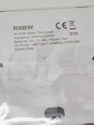 Termostato Inteligente WiFi Caldera Tuya