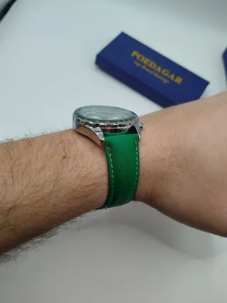 Poedagar Cronógrafo Verde 42mm Nuevo