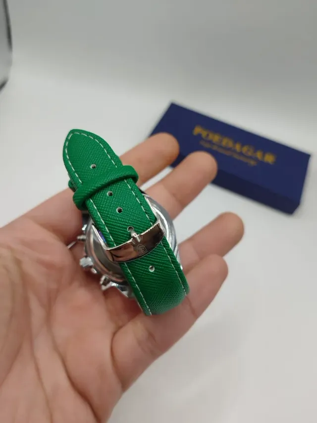 Poedagar Cronógrafo Verde 42mm Nuevo