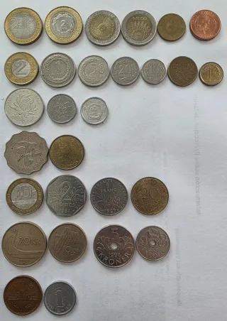 Lote de 100+ Monedas del Mundo Variadas