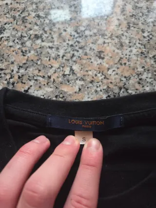 T-shirt Louis Vuitton Uomo Nera