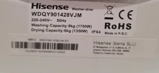 Lavadora Hisense 9kg