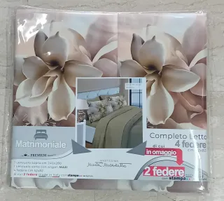 Completo letto matrimoniale cotone
