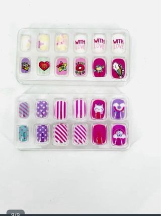 Maletín de manicura infantil con unicornios