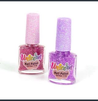 Maletín de manicura infantil con unicornios